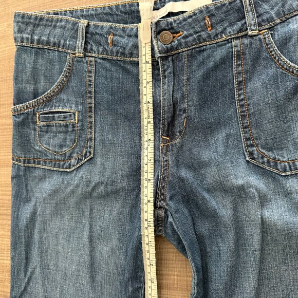 Old Navy Jeans - Low waisted - Wide Leg Dark Wash - Size 12 - Picture 9 of 13